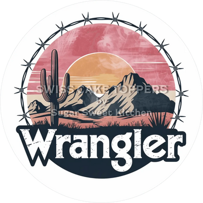Wrangler-Tortenaufleger10 - personalisierbar