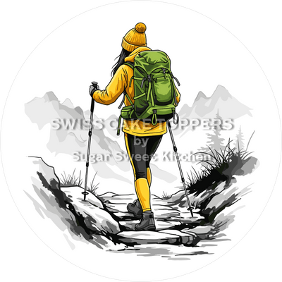 Wunderschöner Wander-Tortenaufleger5 - personalisierbar