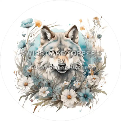 Magnifique Cake Topper Loup 1 - personnalisable