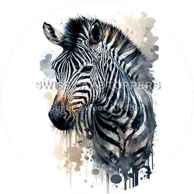 Wunderschöner Zebra-Tortenaufleger2 - personalisierbar