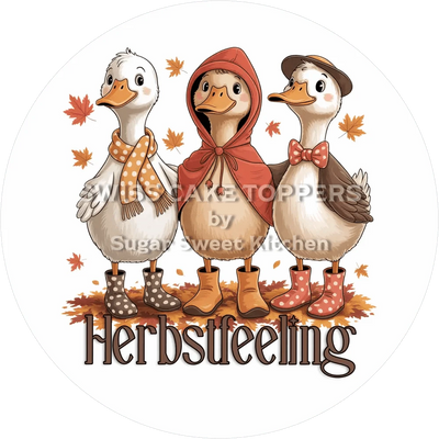 Wundervoller Herbst-Tortenaufleger5 - personalisierbar