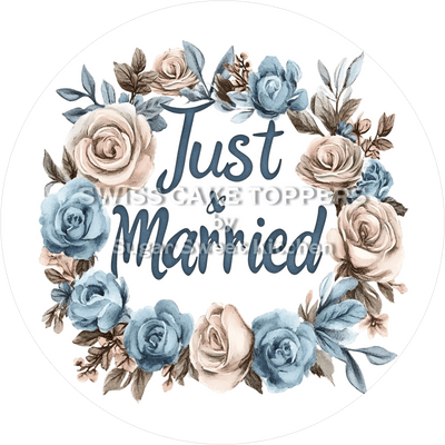 Wundervoller Hochzeits- Tortenaufleger - personalisierbar