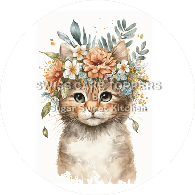 Wundervoller Katzen-Tortenaufleger16 - personalisierbar