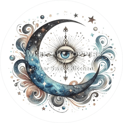 Wundervoller Mond-Tortenaufleger12 - personalisierbar