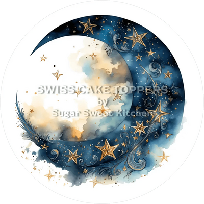 Wundervoller Mond-Tortenaufleger31 - personalisierbar