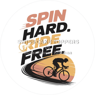 Wundervoller Radsport-Tortenaufleger8 -  personalisierbar
