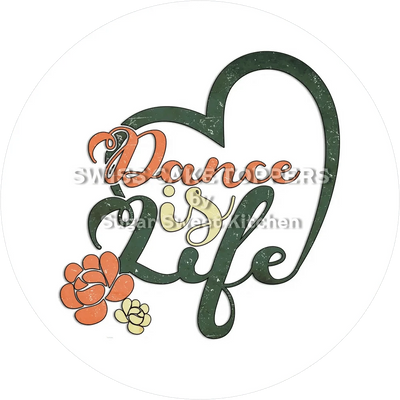 Wundervoller Tanz-Tortenaufleger3 -  personalisierbar