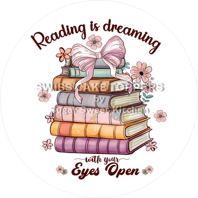 Wundervoller Tortenaufleger Lesen4 - personalisierbar