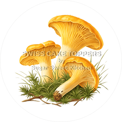 Wundervoller Tortenaufleger mit Pilzen8 - personalisierbar