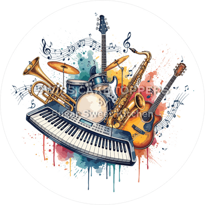 Wundervoller Tortenaufleger Musik13 - personalisierbar