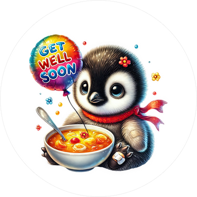 Zauberhafter Get Well Soon-Tortenaufleger 10 - personalisierbar