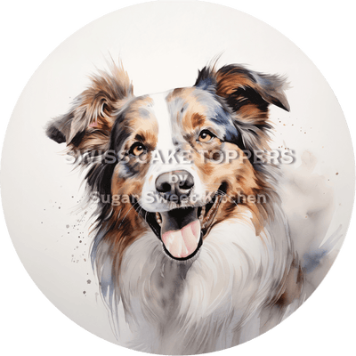 Zauberhafter Hunde-Tortenaufleger9 - personalisierbar