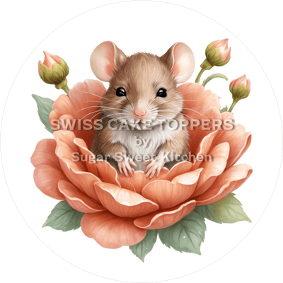 Zauberhafter Maus-Tortenaufleger3 - personalisierbar