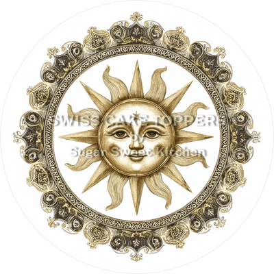 Zauberhafter Sonne-Tortenaufleger26 - personalisierbar
