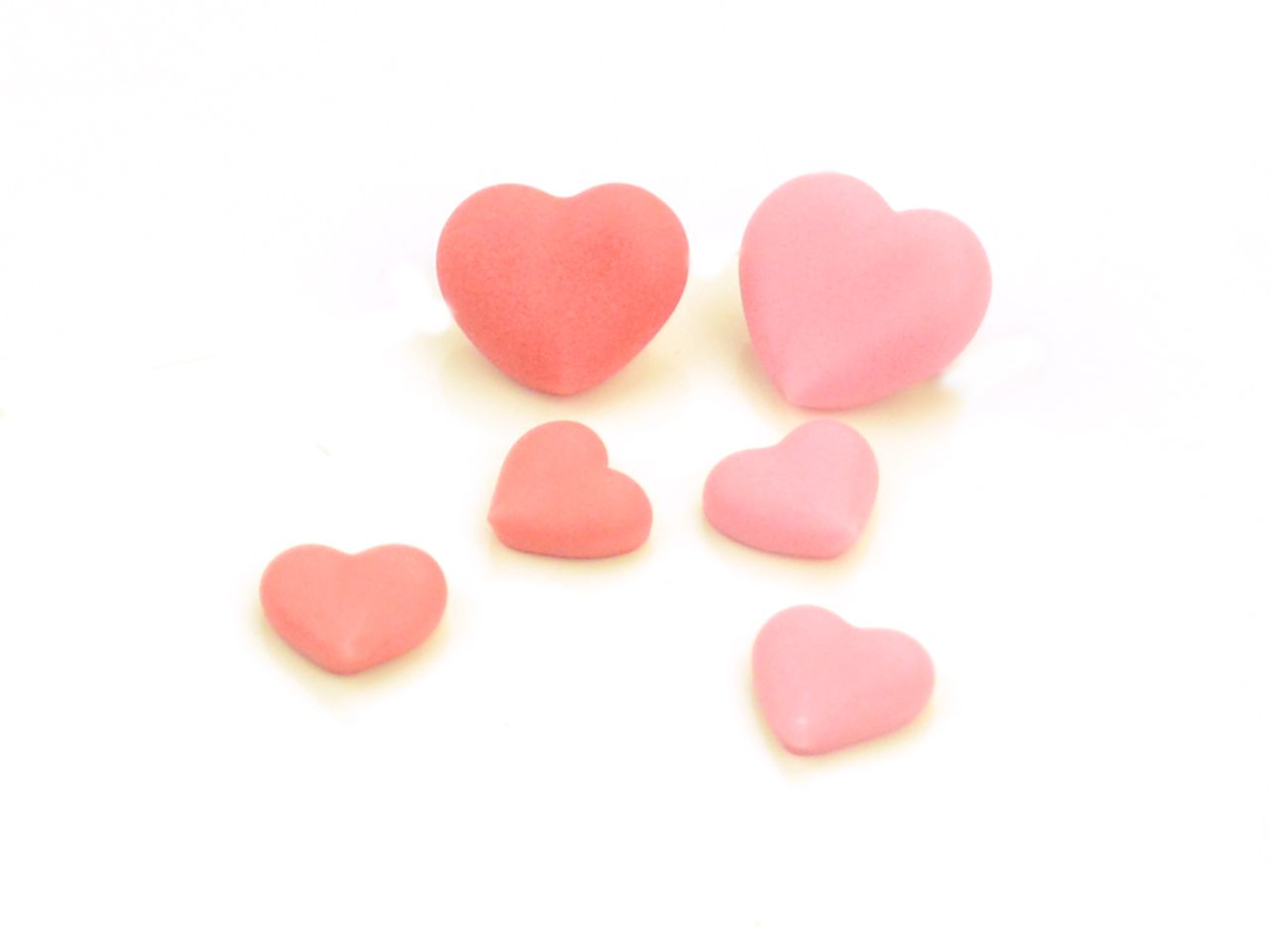 Zuckerdekoration ’Herzen rot & rosa’ / 20Stk. - Zuckerdekorationen Sugar Sweet Kitchen