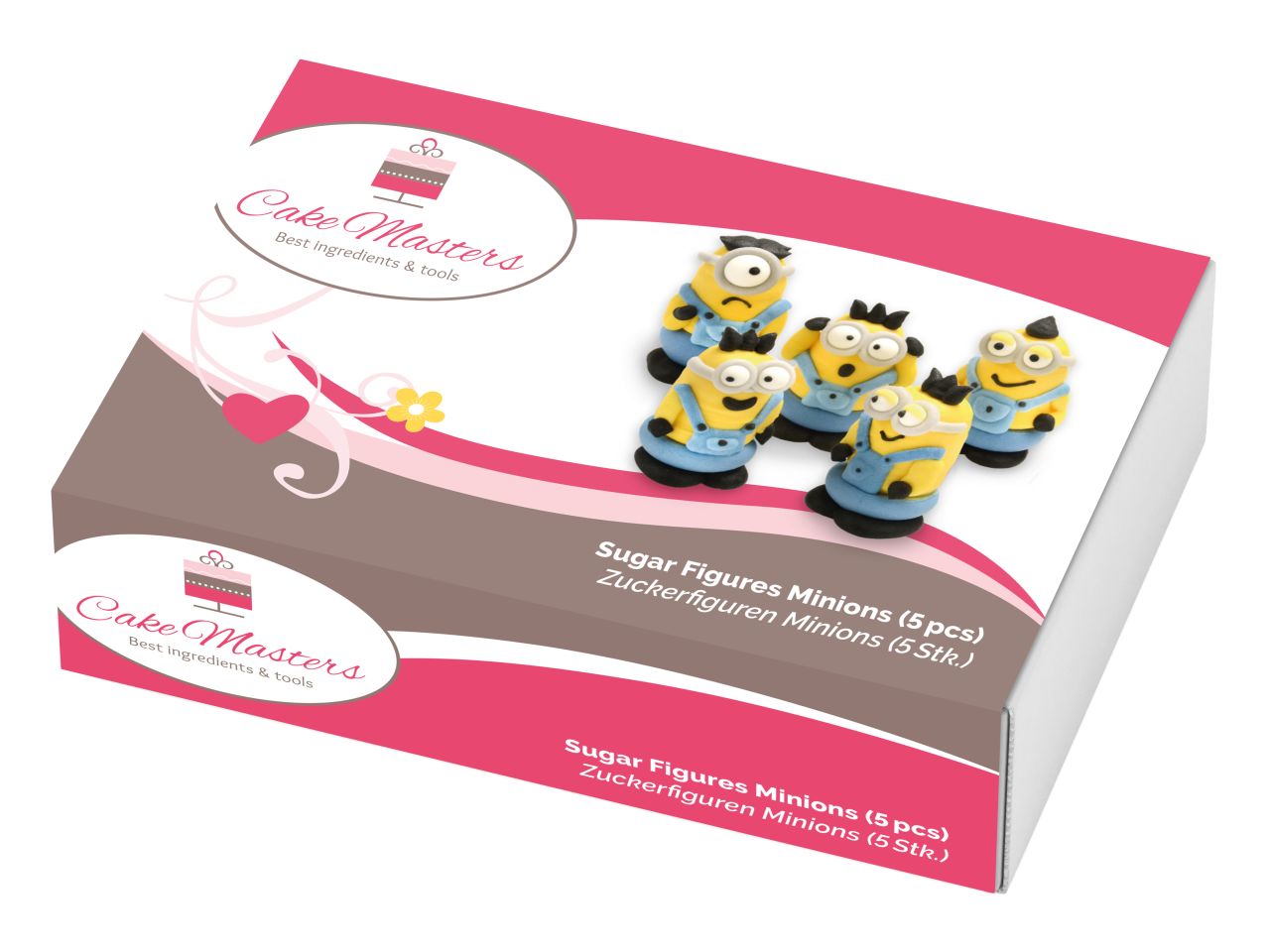 Zuckerdekoration ’Minions’ / 5Stk. - Zuckerdekorationen Sugar Sweet Kitchen