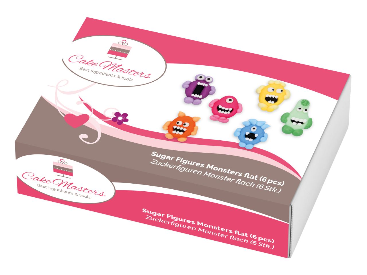 Zuckerdekoration ’Monster’ / 6Stk. - Zuckerdekorationen Sugar Sweet Kitchen