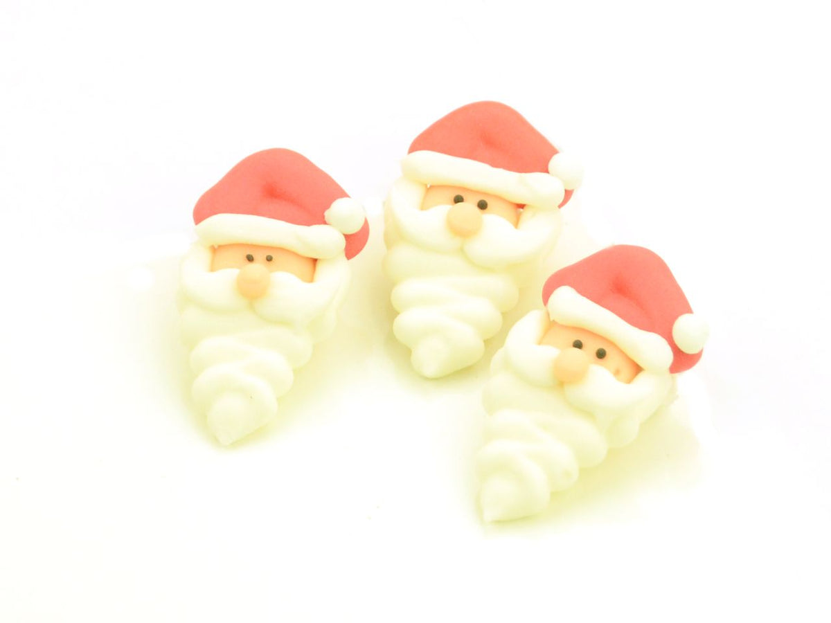 Zuckerdekoration ’Nikolausköpfe’ / 10Stk. - Zuckerdekorationen Sugar Sweet Kitchen