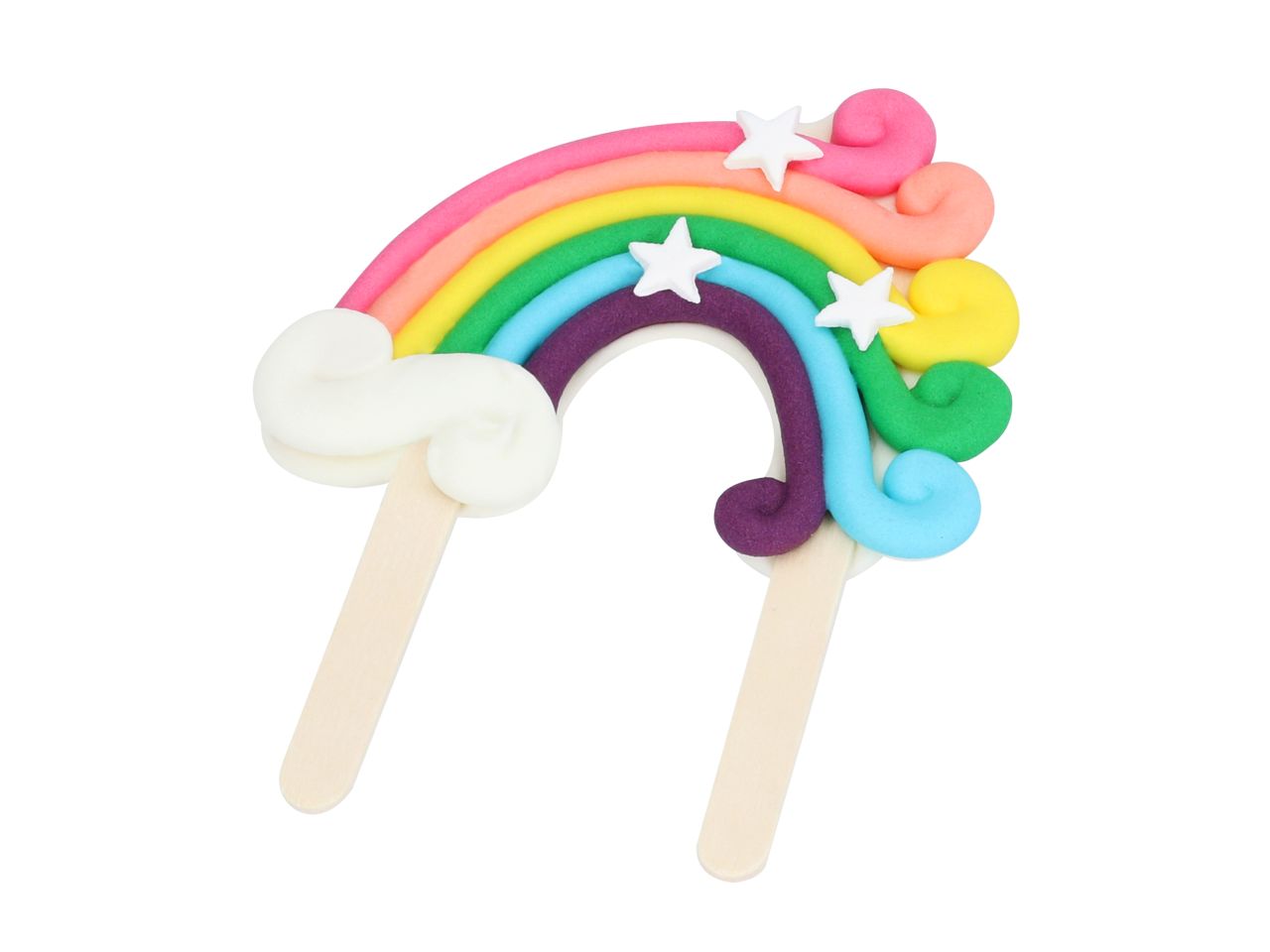 Zuckerdekoration ’Regenbogen bunt’ / 1Stk. - Zuckerdekorationen Sugar Sweet Kitchen
