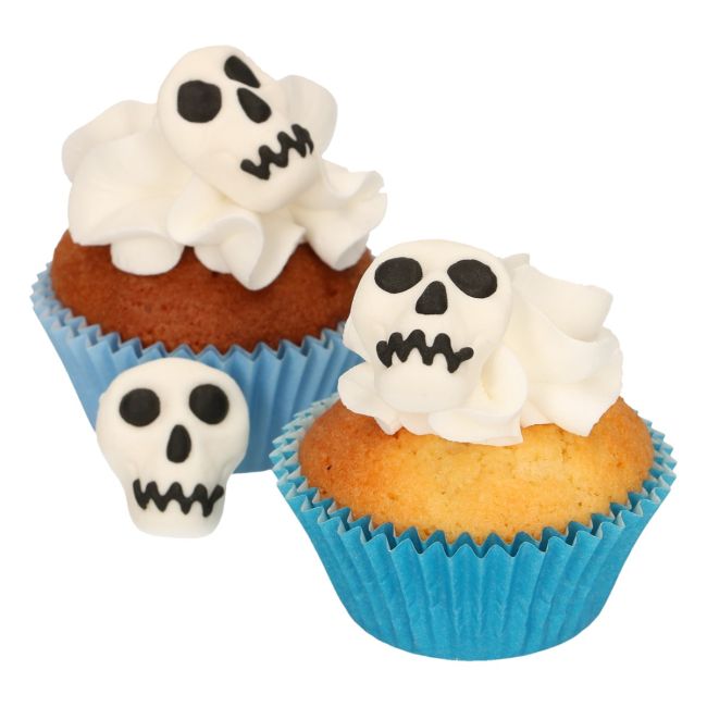Zuckerdekoration ’Totenkopf’ / 8Stk. - Zuckerdekorationen Sugar Sweet Kitchen