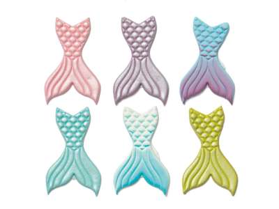 Zuckerdekorationen ’Meerjungfrau’ / 6Stk. - Sugar Sweet Kitchen