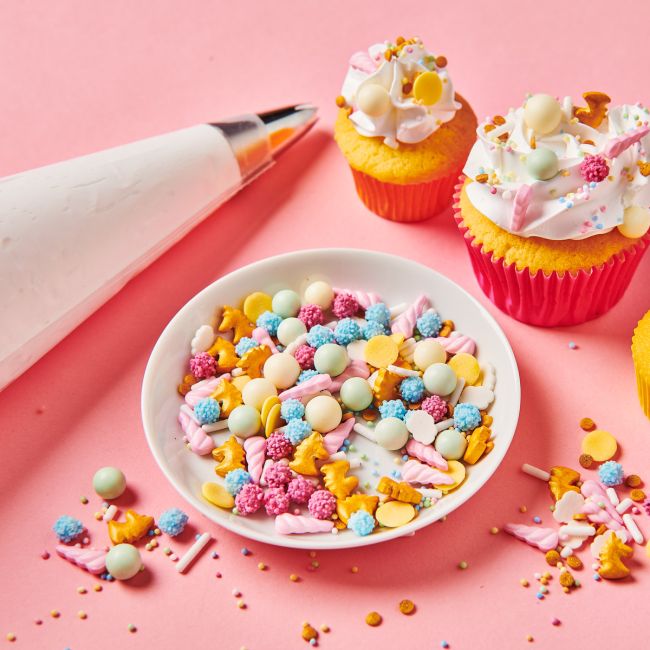 Zuckerstreusel Mix 3D Einhorn FC / 70g - Zuckerdekorationen Sugar Sweet Kitchen
