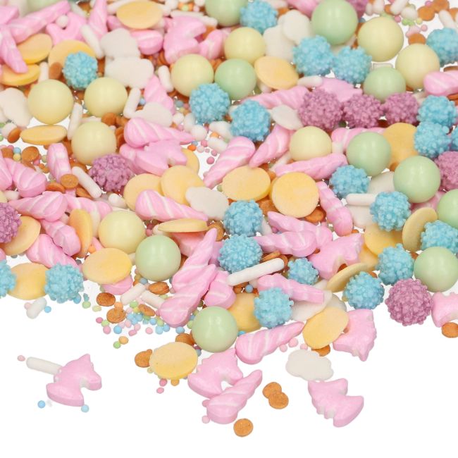 Zuckerstreusel Mix 3D Einhorn FC / 70g - Zuckerdekorationen Sugar Sweet Kitchen