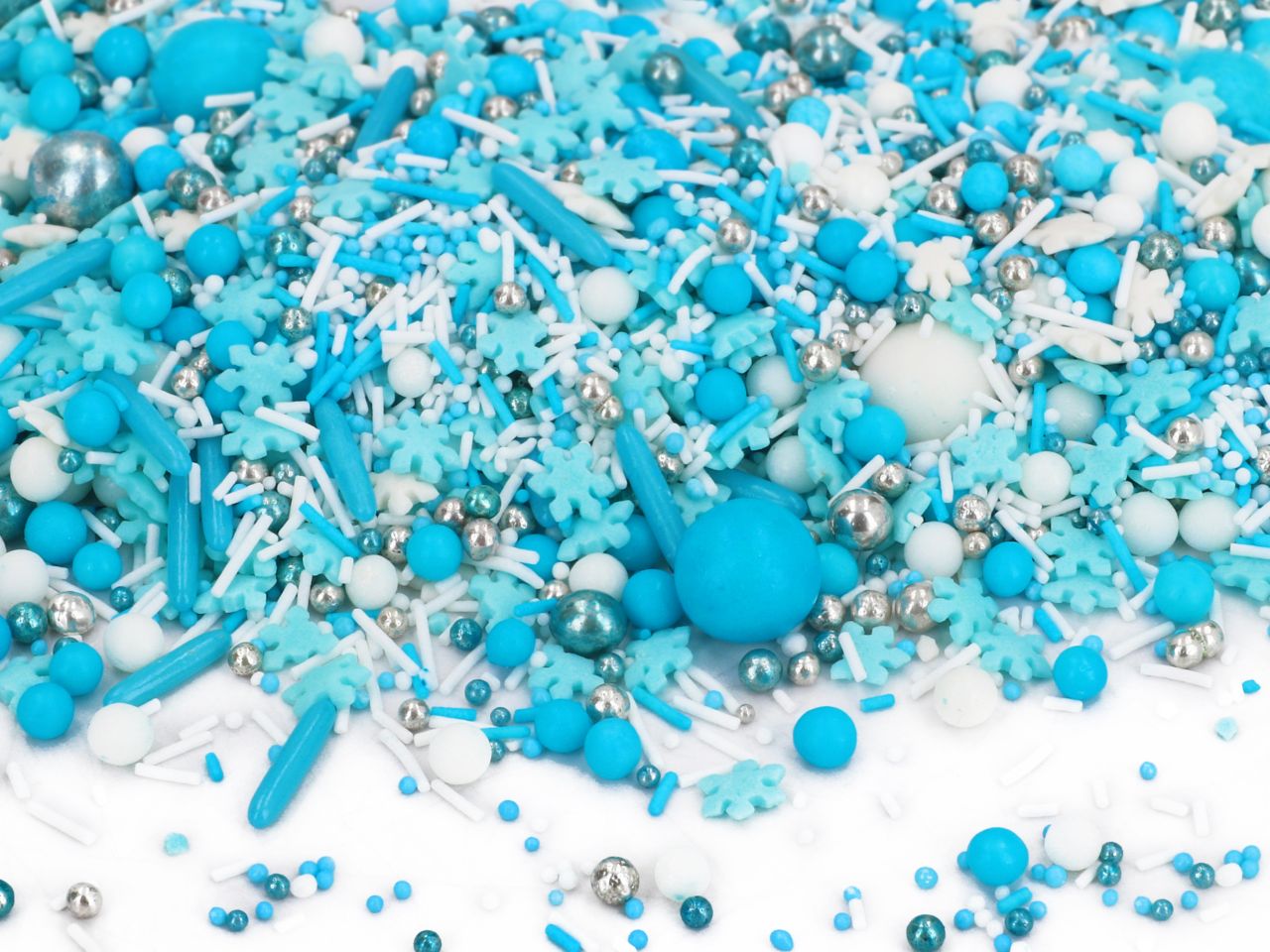Zuckerstreusel Mix Ice Crystals CM / 80g - Zuckerdekorationen Sugar Sweet Kitchen
