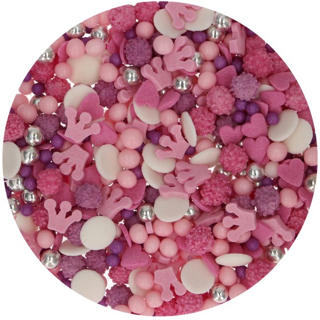 Zuckerstreusel Mix Prinzessin FC / 50g - Zuckerdekorationen Sugar Sweet Kitchen