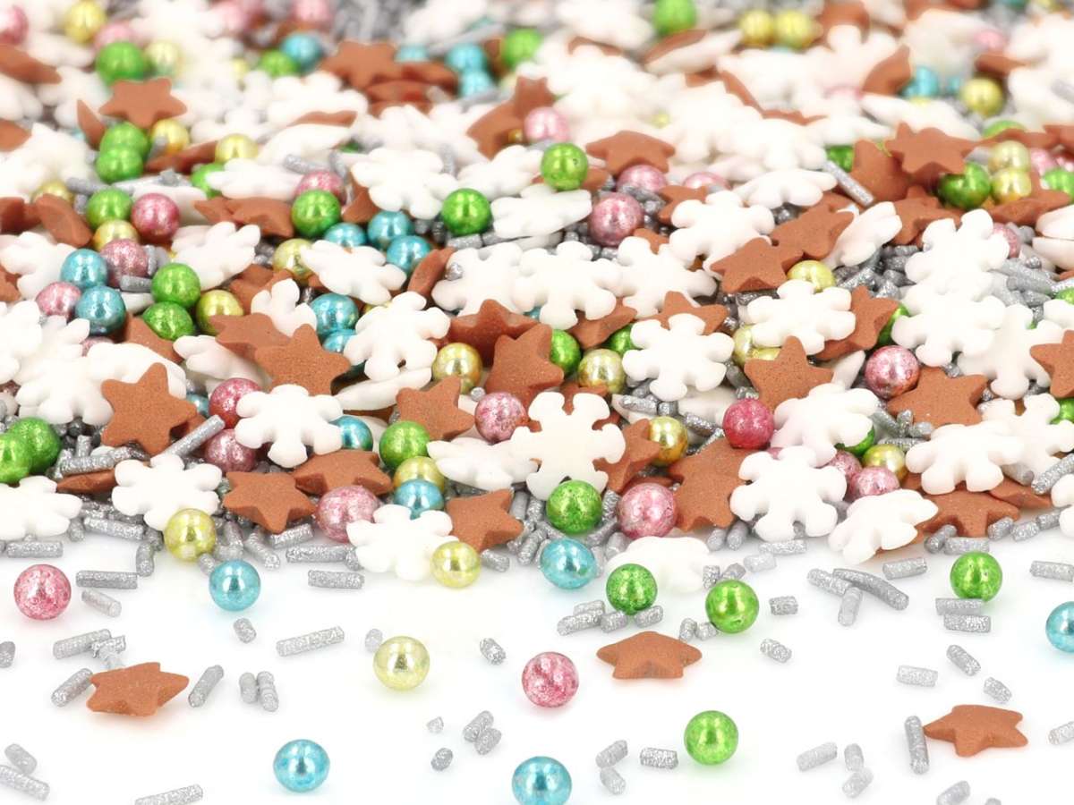 Zuckerstreusel Mix Weihnachten CM / 100g - Zuckerdekorationen Sugar Sweet Kitchen