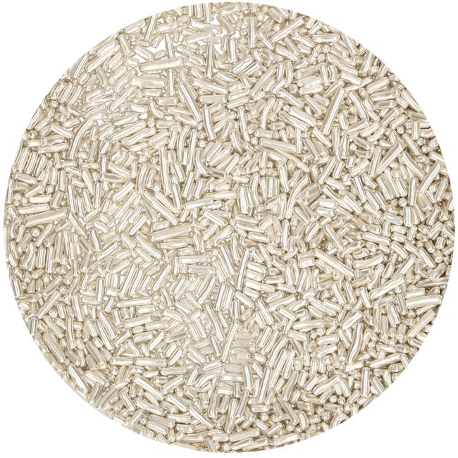 Zuckerstreusel silber FC / 80g - Zuckerdekorationen Sugar Sweet Kitchen