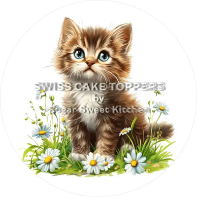 Tortenaufleger Katze 14 - essbar & personalisierbar