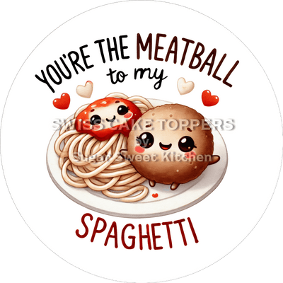 Zuckersüsser Valentins- Tortenaufleger LV14 - personalisierbar